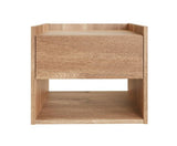 Harmony Wall Mounted Pair Of Bedside Tables Oak