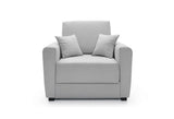 Olly Single Sofa Bed - Light Grey