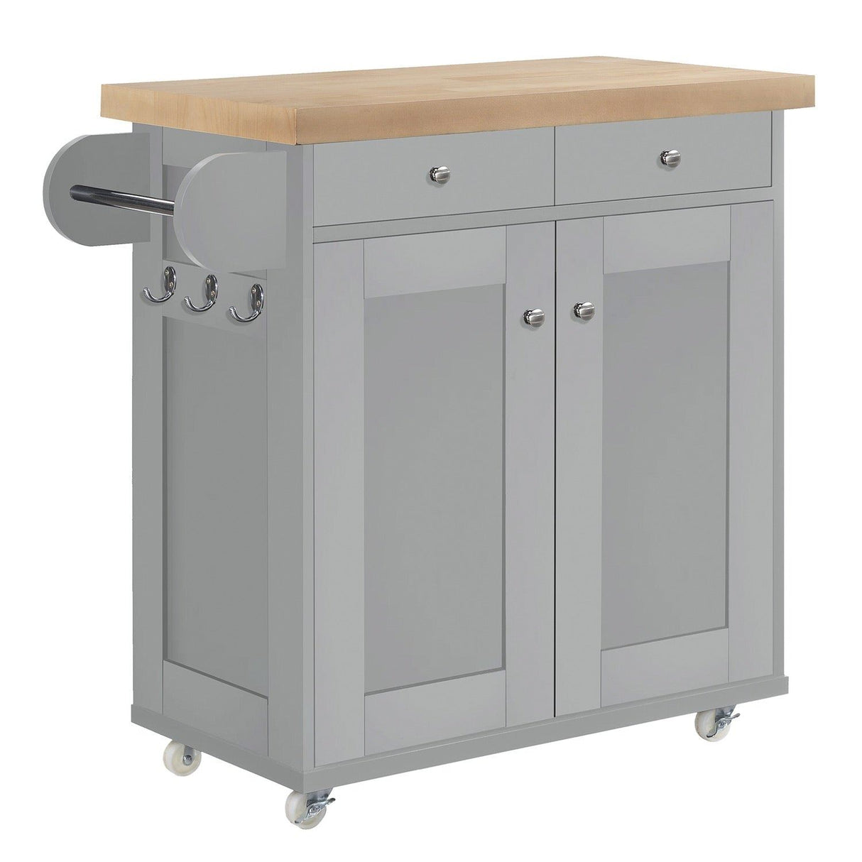 Portland Kitchen Island Grey