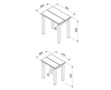 Corona linea nest of 2 tables