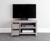 Bloc 2 Drawer TV Unit Concrete