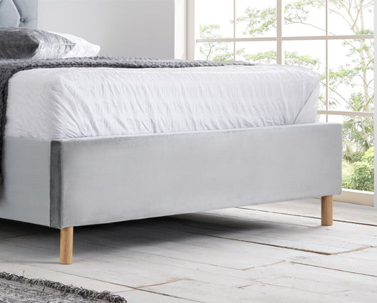 Loxley King Ottoman Bed - Grey