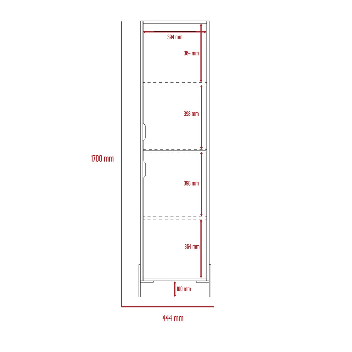 Dallas Tall Storage Cabinet