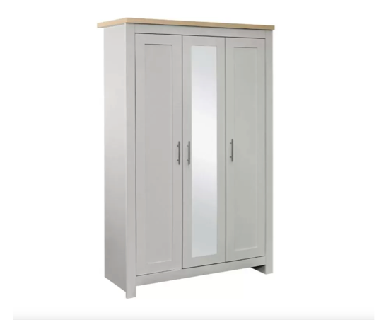 Highgate 3 Door Wardrobe With Mirror