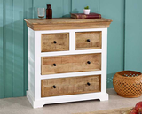 Alfie Solid Mango Wood 4 Chest Of Drawers