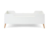 Maya Single Bed - White with Natural