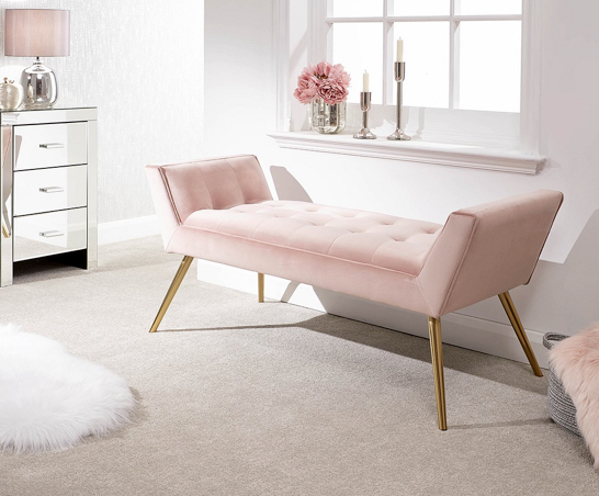 Turin Window Seat Blush Pink