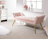 Turin Window Seat Blush Pink