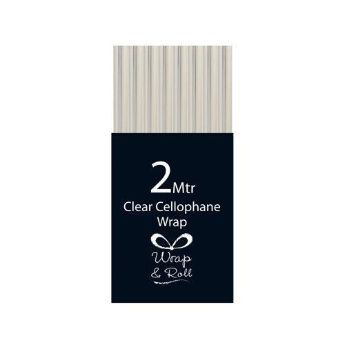 Eurowrap Cellophane Wrap Roll 2m Clear 30933-GWCC