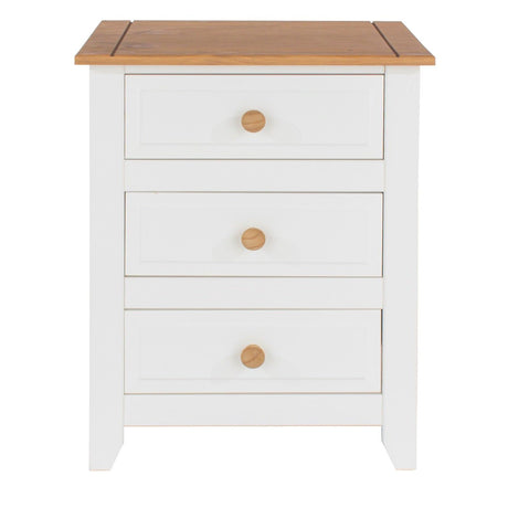 Capri 3 Drawer Bedside Cabinet