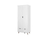 2 Door Wardrobe with 2 Drawers