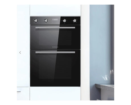 Statesman BDM373BL Built-in 88cm 35/70L Double Oven Black