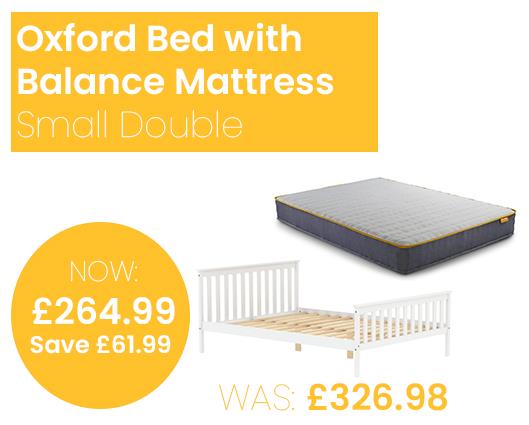 Oxford Bed with SleepSoul Balance Mattress - Small Double