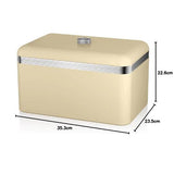 Swan Retro Bread Bin Cream