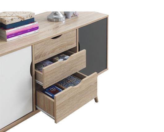 Culton Sideboard with 2 Doors & 3 Drawers