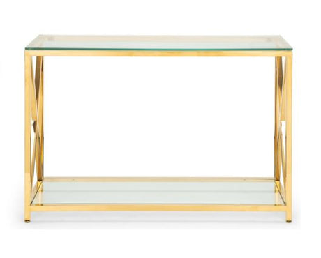 MIAMI CONSOLE TABLE - GOLD
