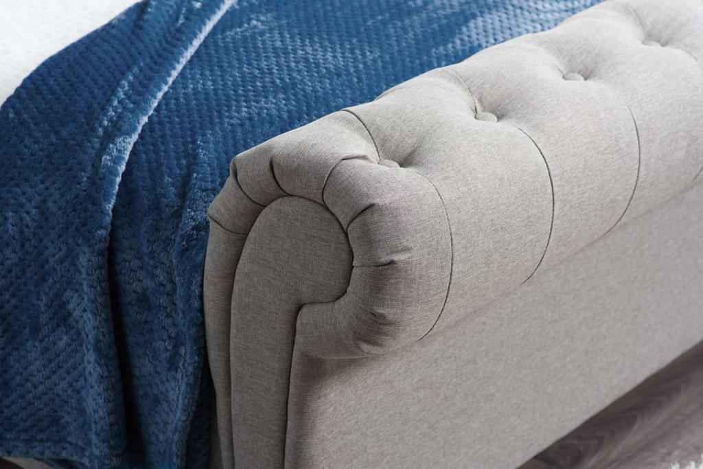 Castello Double Bed - Grey