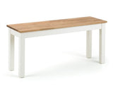 COXMOOR BENCH - WHITE & OAK