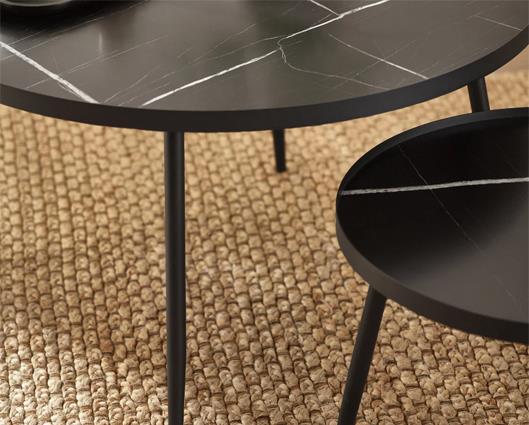 Nolan Nesting Coffee Table Black