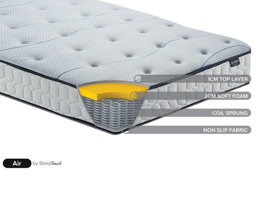 Oxford Bed with SleepSoul Air Mattress - Small Double