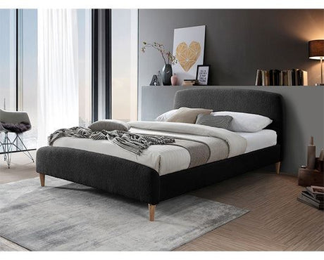 Otley King Bed - Charcoal