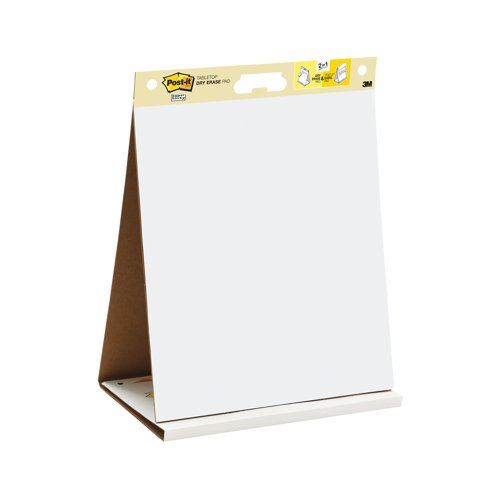 Post-it Super Sticky Table Top Easel Pad&#47;Dry Erase Board 563-D3