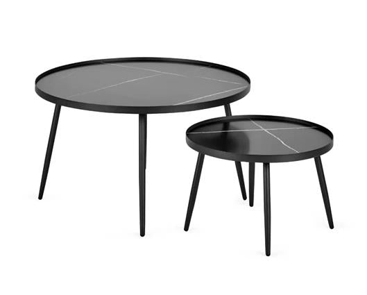 Nolan Nesting Coffee Table Black