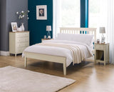 Salerno Shaker King Bed - Ivory