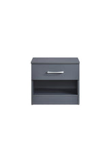 Highbury 1 Drawer Bedside - Dark Grey