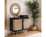 Noah 2 Door Sideboard - Black