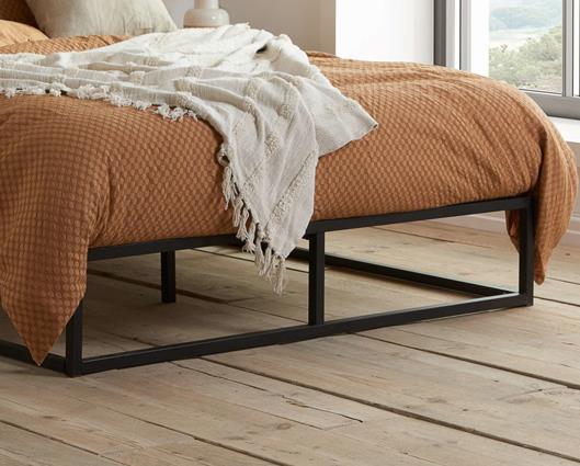 Soho Metal Platform Bed with SleepSoul Comfort Mattress - King