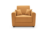 Olly Single Sofa Bed - Saffron