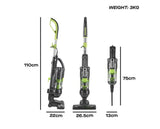 Daewoo 600W Tornado Up-Lift Upright Vacuum Cleaner