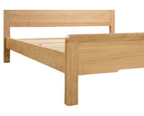Curve Double Bed - Oak