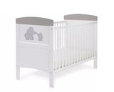 Grace Inspired Cot Bed-Me & Mini Elephants Grey