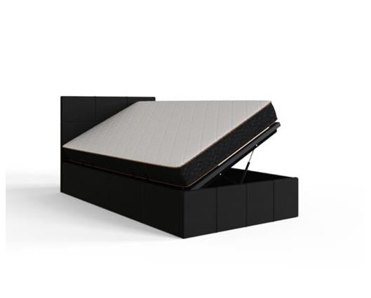 side lift ottoman 90cm black