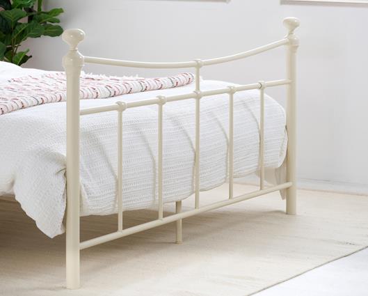 Emily Double Bed - Cream