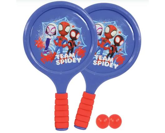 Spidey & His Amazing Friends Bumper Box 4in1 Garden Games
Includes Bat and Ball, Scatch, Sticky Target Shot, Pop and Catch