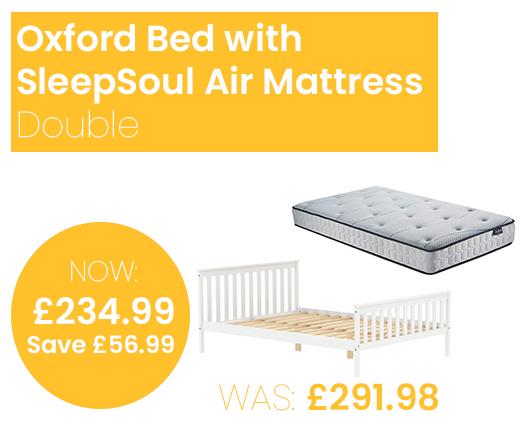 Oxford Bed with SleepSoul Air Mattress - Double