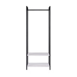 Scala Open Wardrobe with 2 Shelves - White