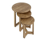 Nidri Nest of 3 Tables Oak