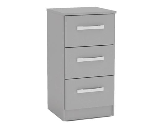 Lynx 3 Drawer Bedside