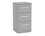 Lynx 3 Drawer Bedside
