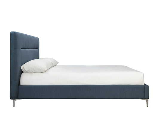 Finn King Bed- Steel Blue