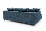 Harriet Left Corner Sofa - Dark Blue