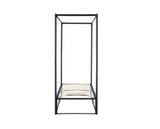 Farringdon Metal 4 Poster Single Bed - Black