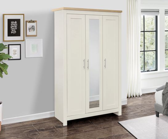 Highgate 3 Door Wardrobe With Mirror