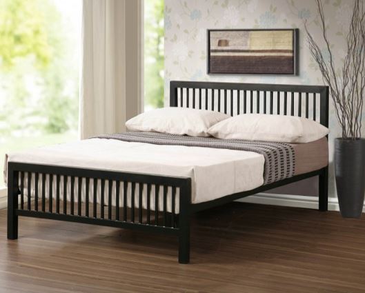 Meridian Small Double Bed Frame - Black