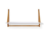 Maya Shelf - White with Natural