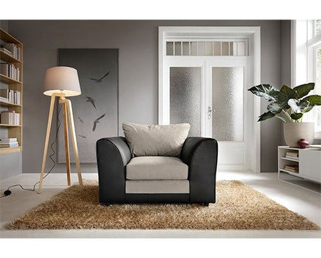 Dylan Armchair-Brown & Beige